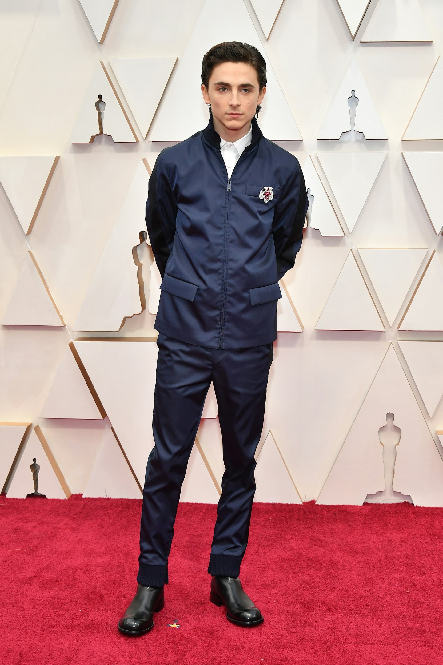 Timothu00e9e Chalamet in Prada