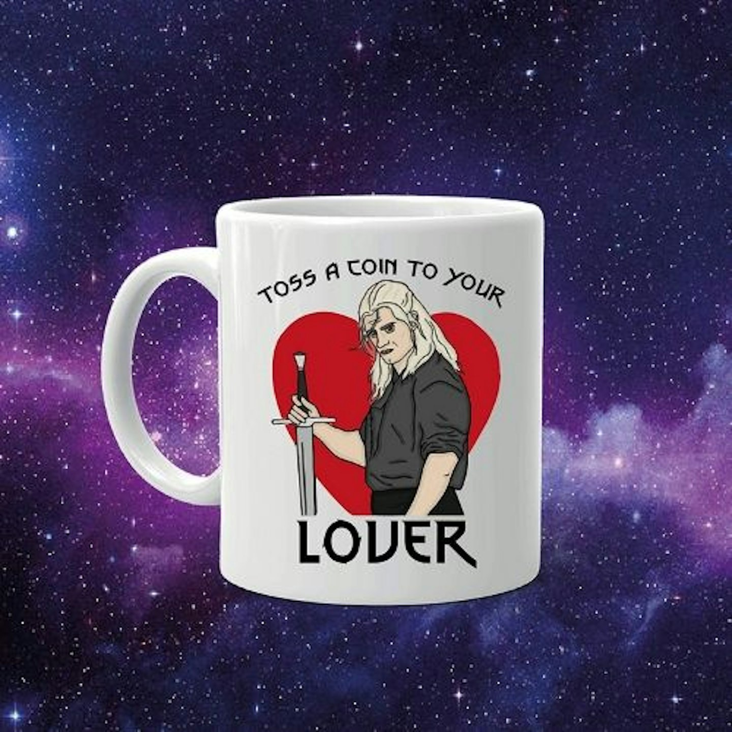 Toss a coin to your lover mug