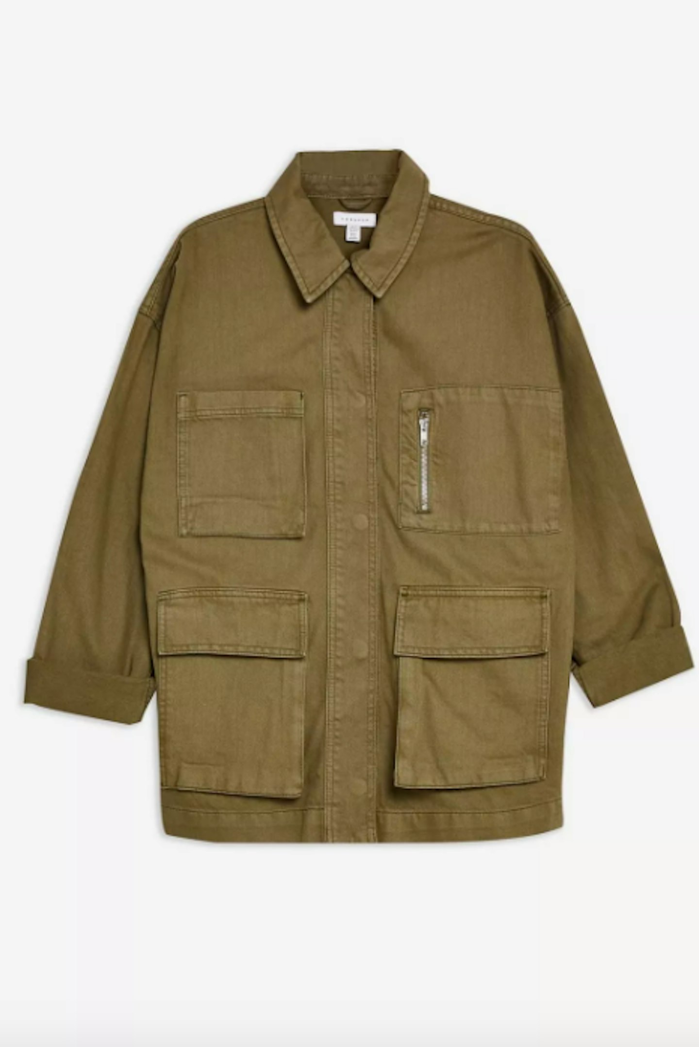 Topshop, Longline Khaki Jacket, £49