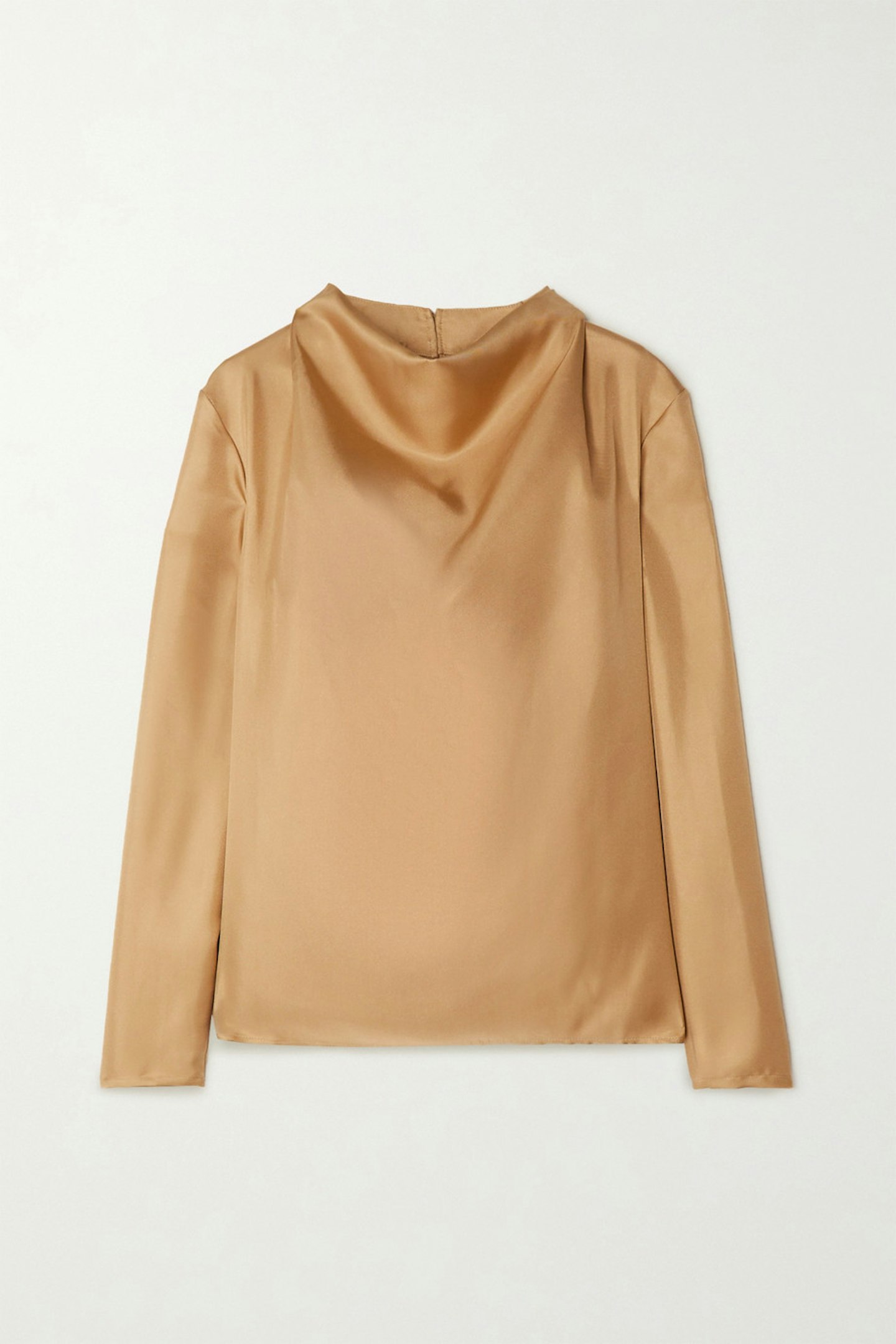 Tove, Leone draped silk-twill top, £295