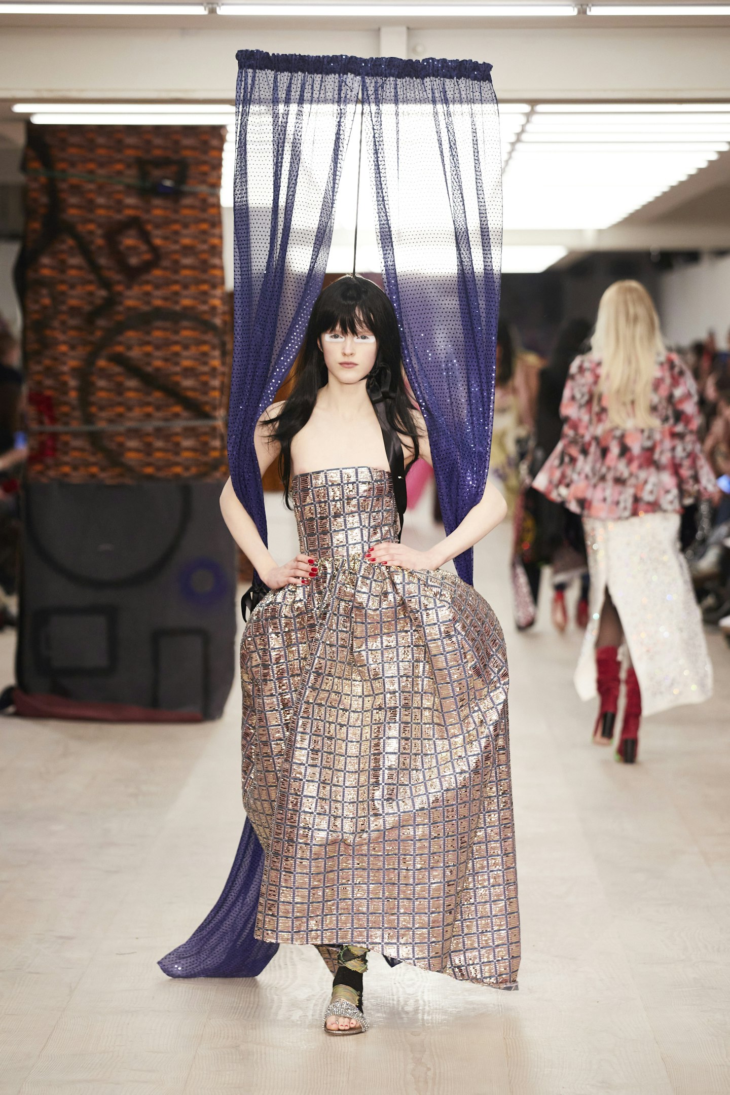 Matty Bovan makes a case for carrying your own set of curtains
