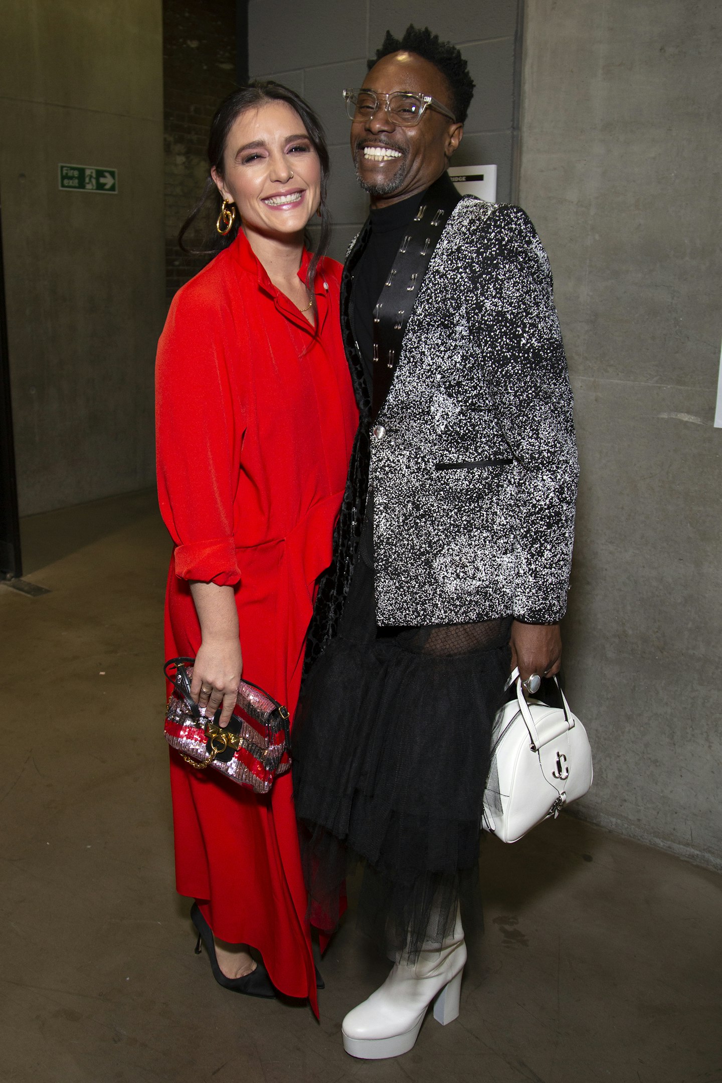 Billy Porter and Jessie Ware at Central St Martins AW20
