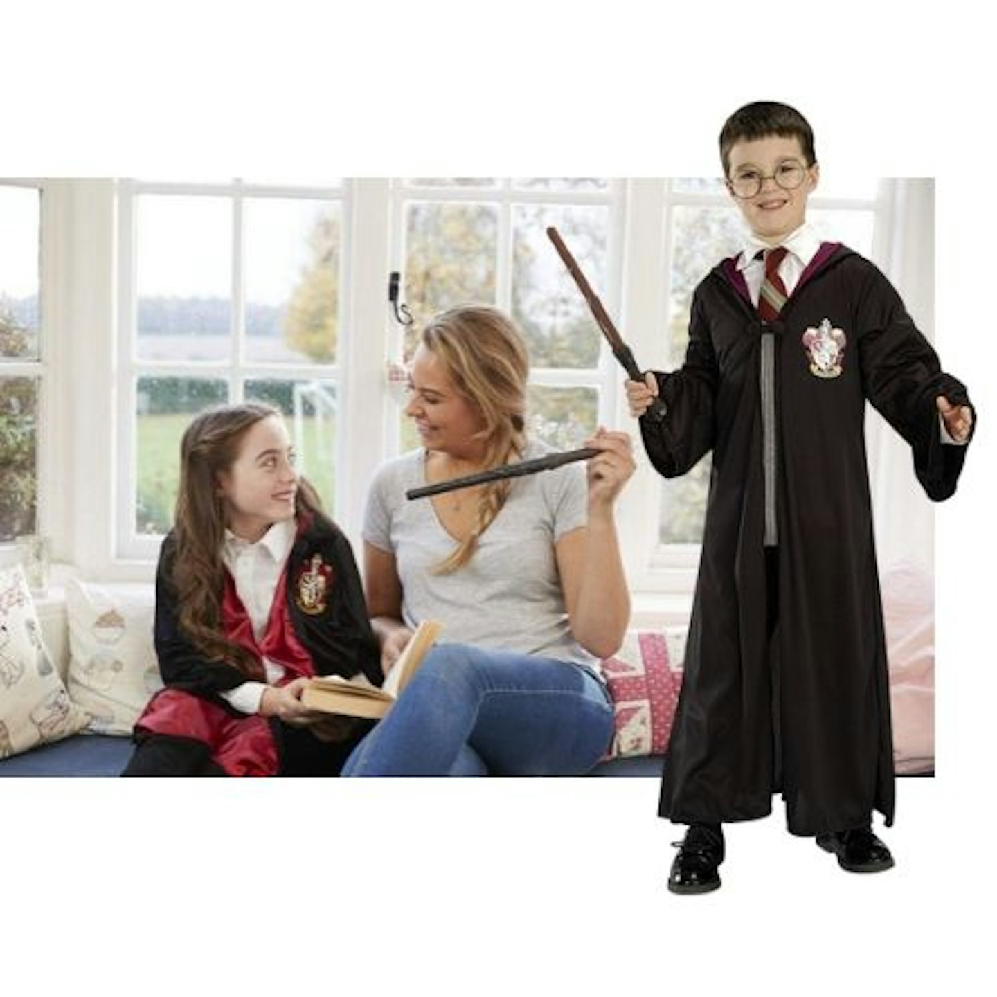 Harry Potter Pack Gryffindor Robe, Wand and Glasses