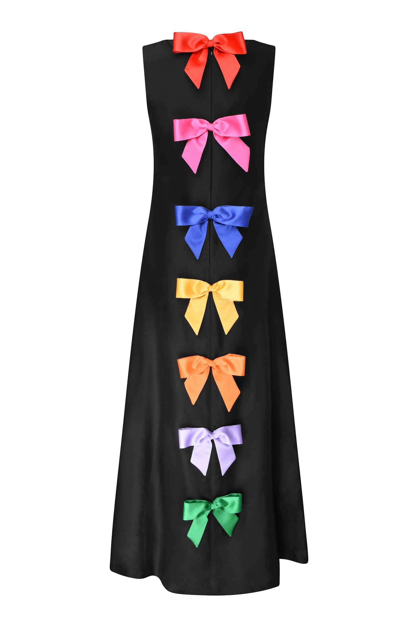 Bow Back Silk Taffeta Dress, £550