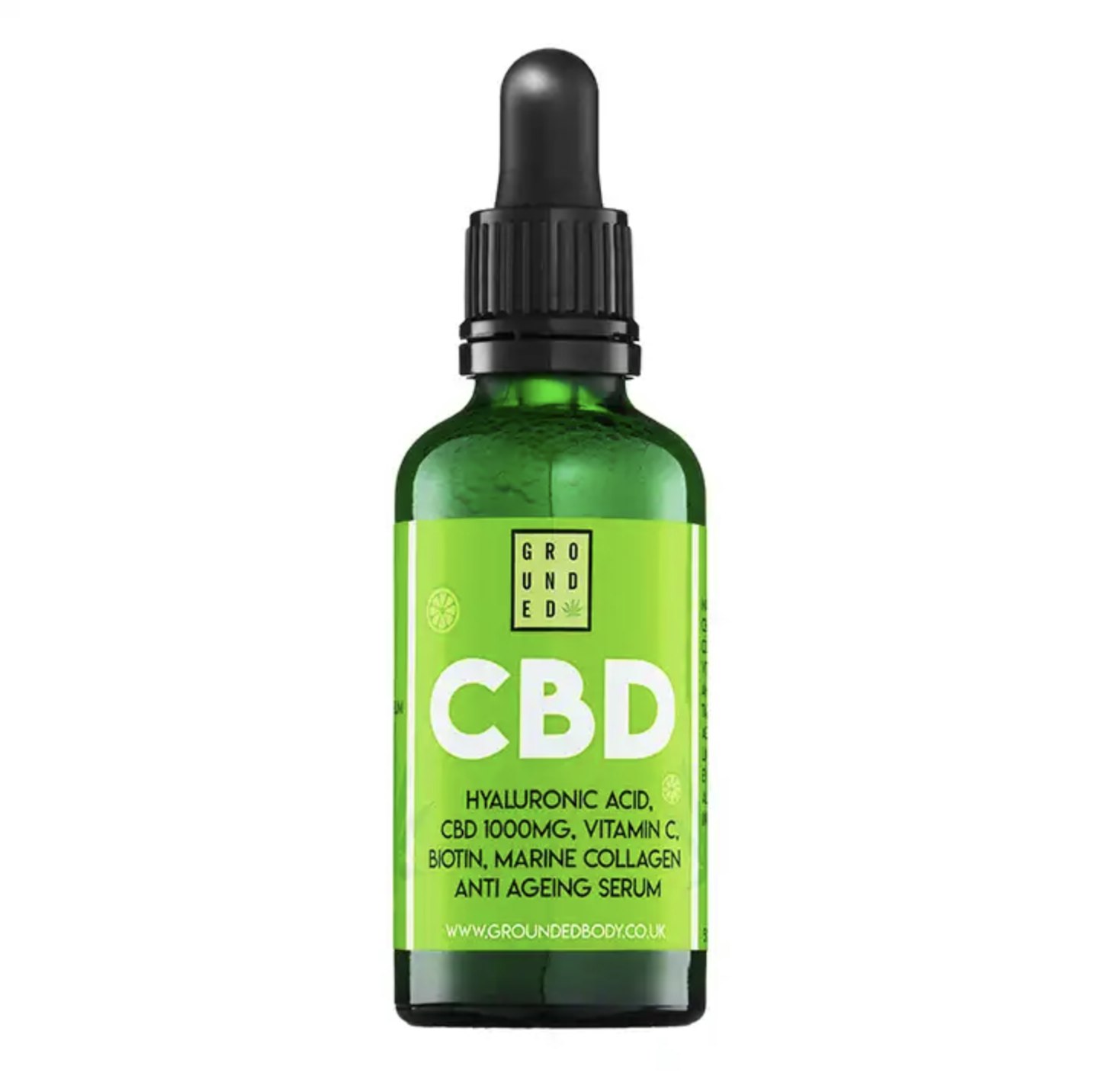 Grounded CBD and Hyaluronic Acid Facial Serum