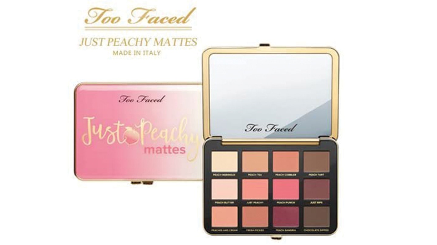 TOO FACED Just Peachy Velvet Matte Eye Shadow Palette