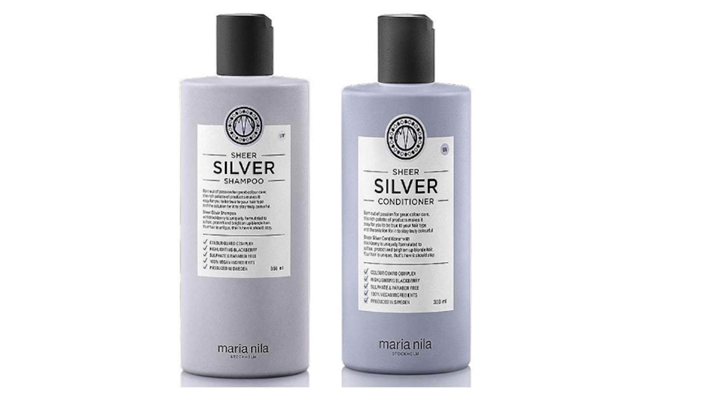 Maria Nila Sheer Silver Shampoo and Conditioner Set
