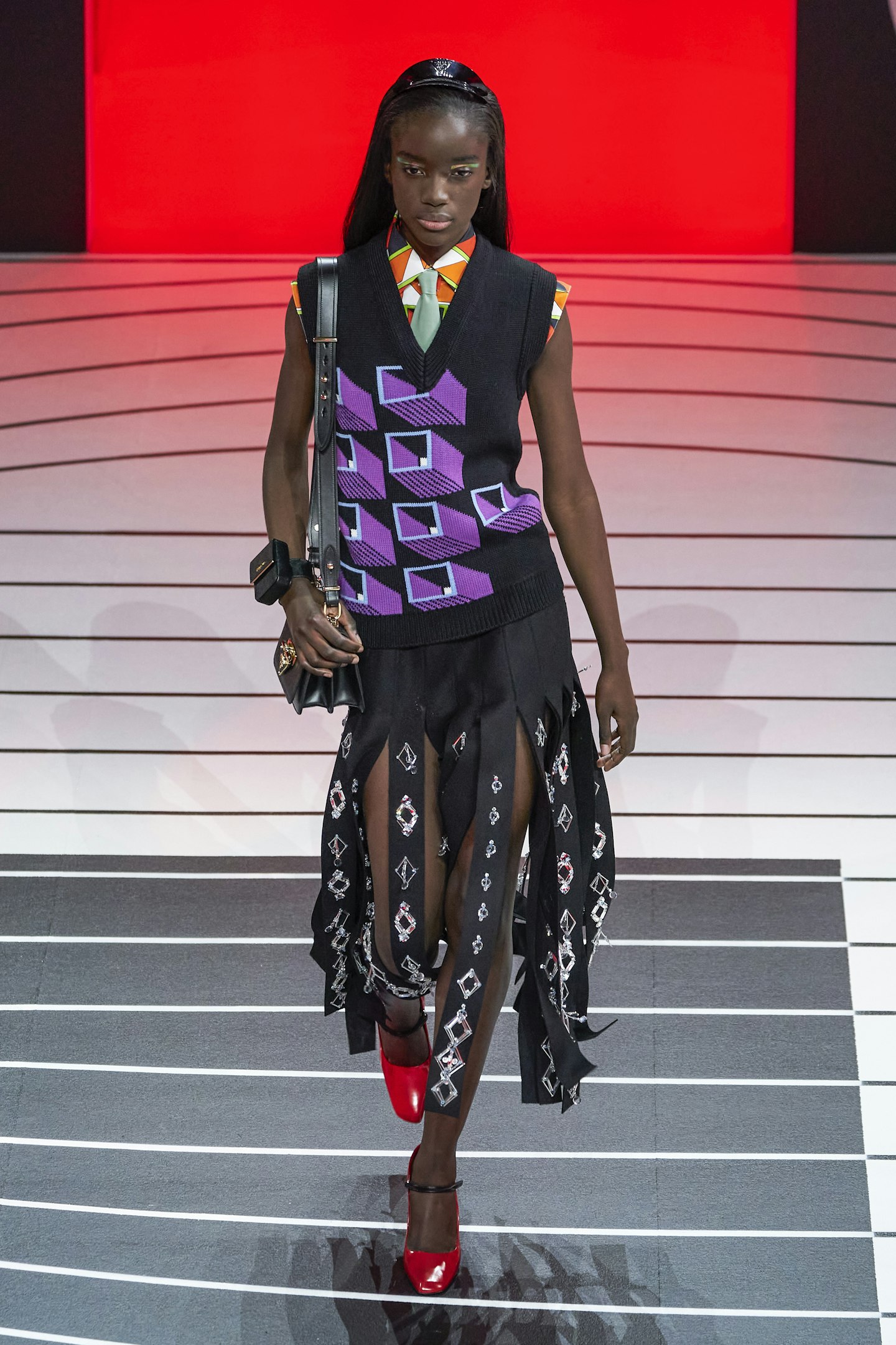 prada aw20 fringe trend