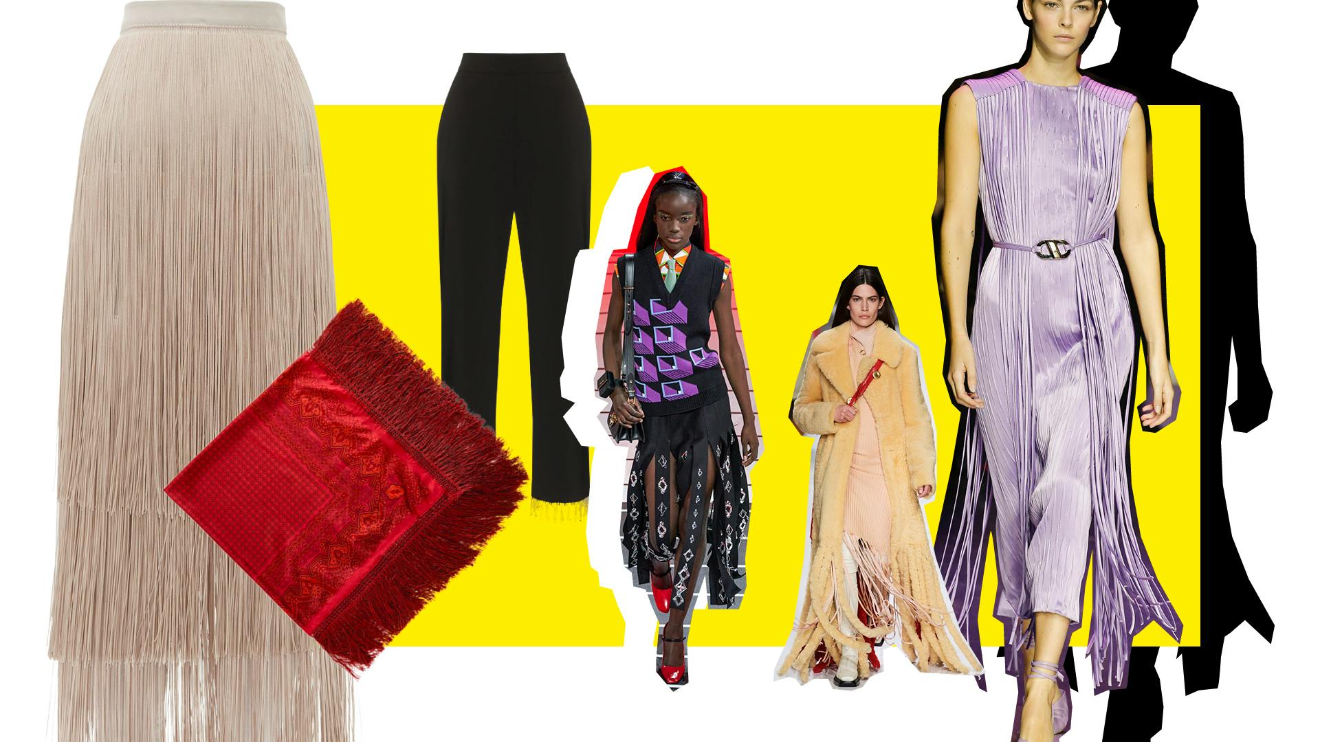 The Fringe Trend Was Everywhere at Milan Fashion Week