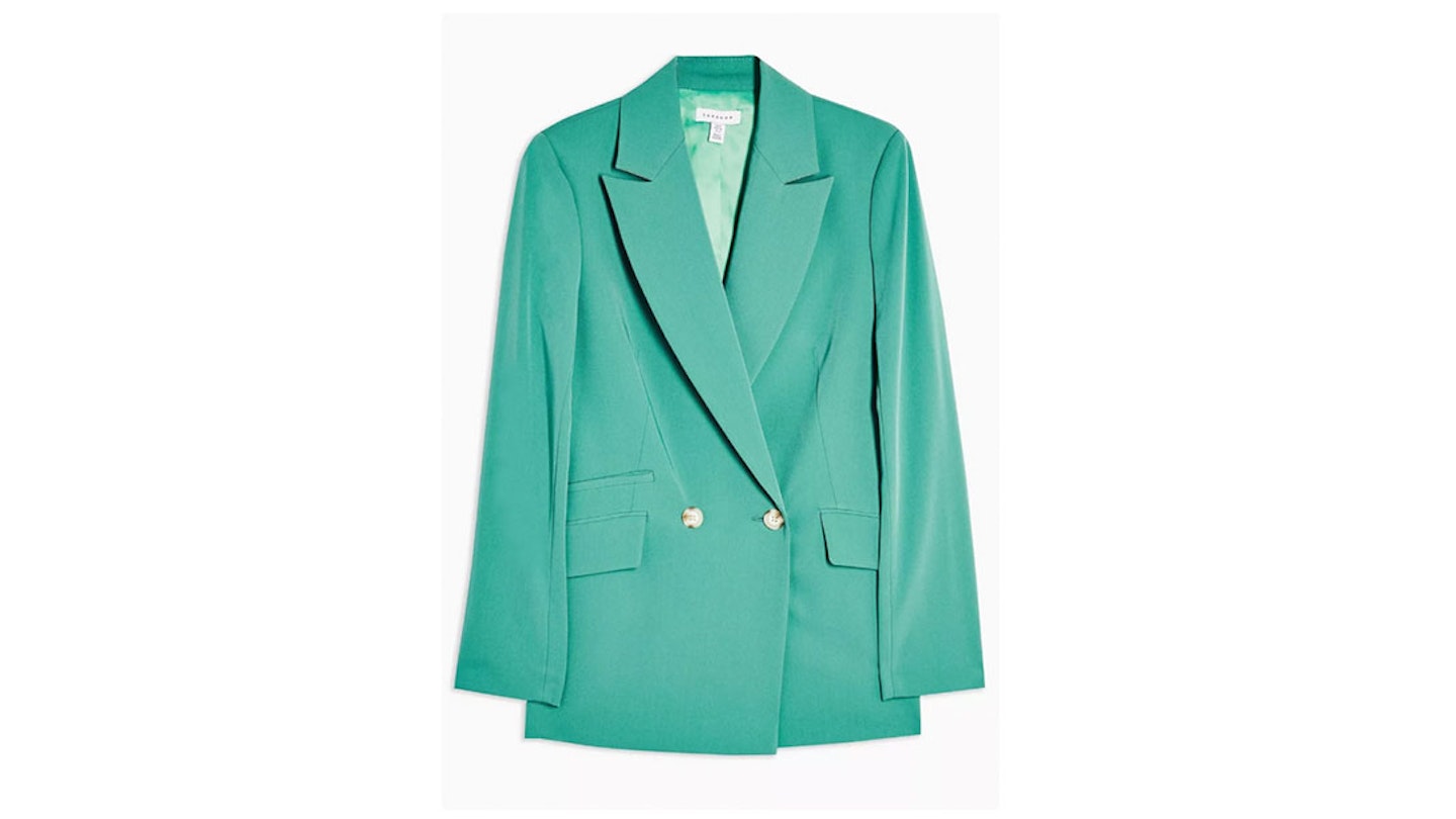 Mint Double Breasted Blazer
