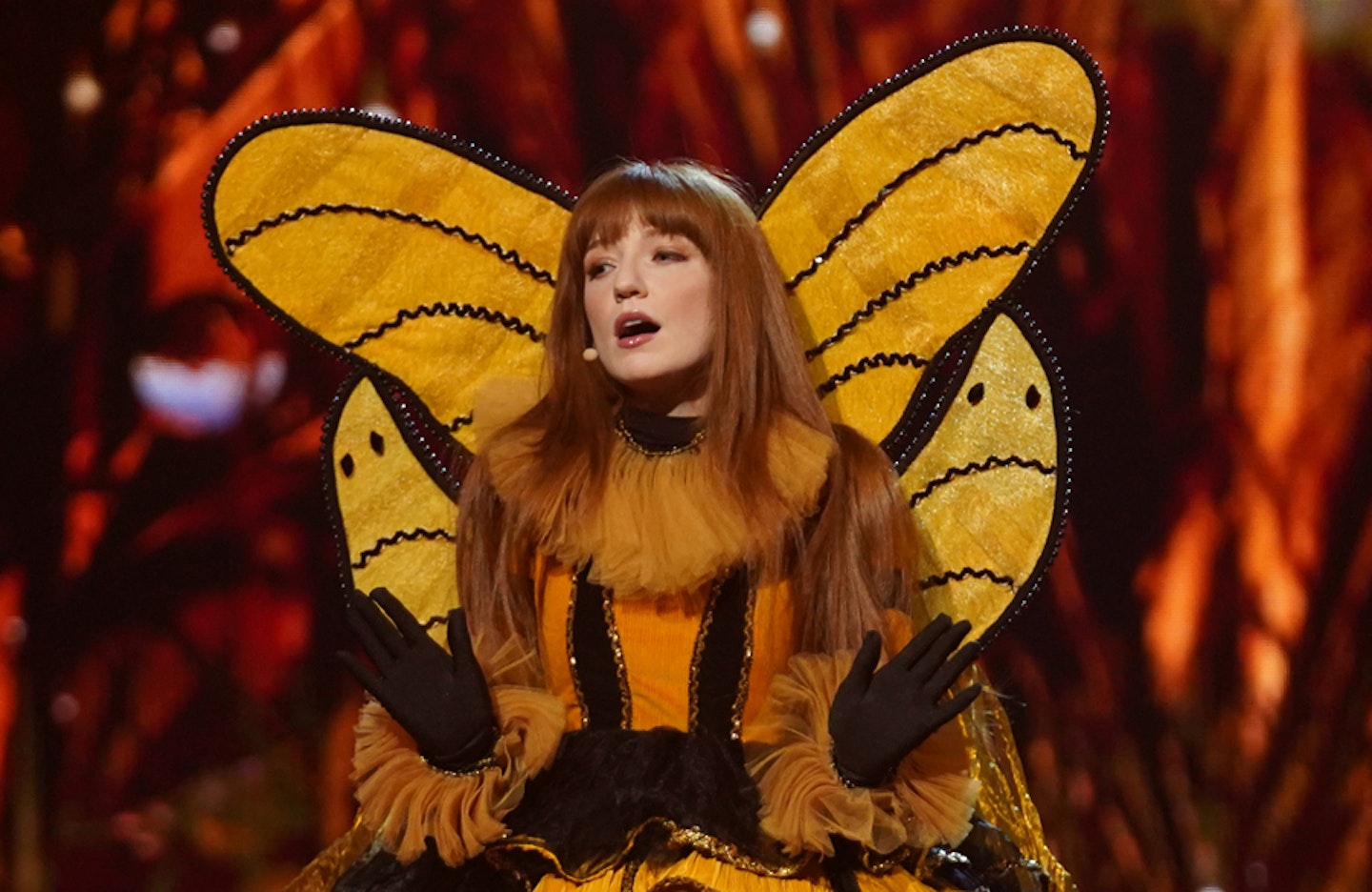 Girls Aloud's Nicola Roberts as Queen Bee in The Masked Singer