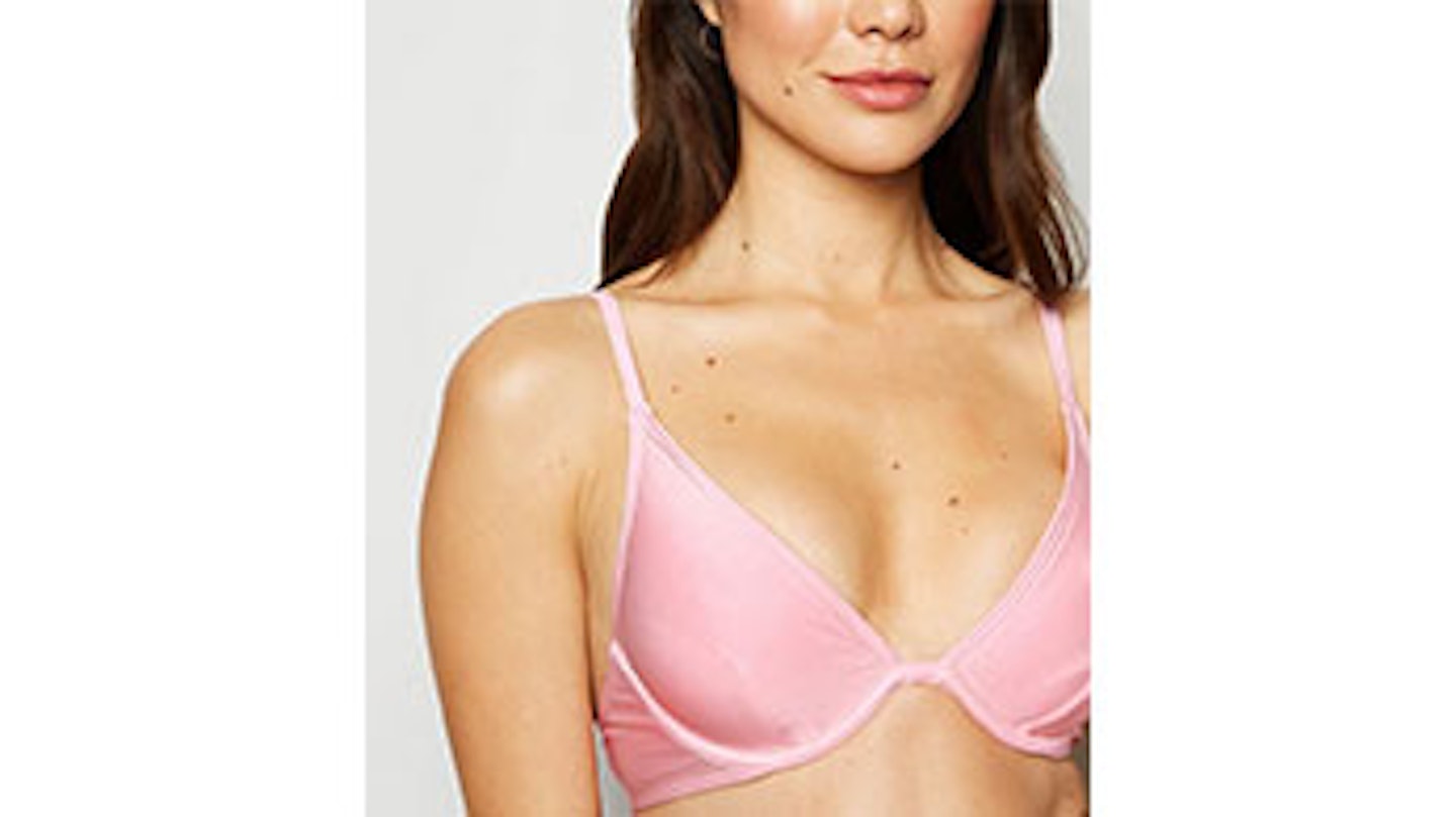 Pink Underwired Bikini Top
