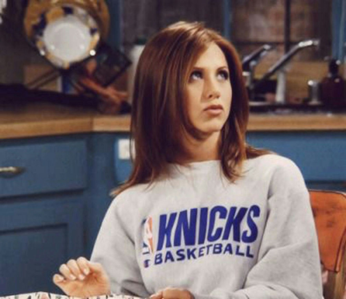 Rachel friends Knicks jumper 
