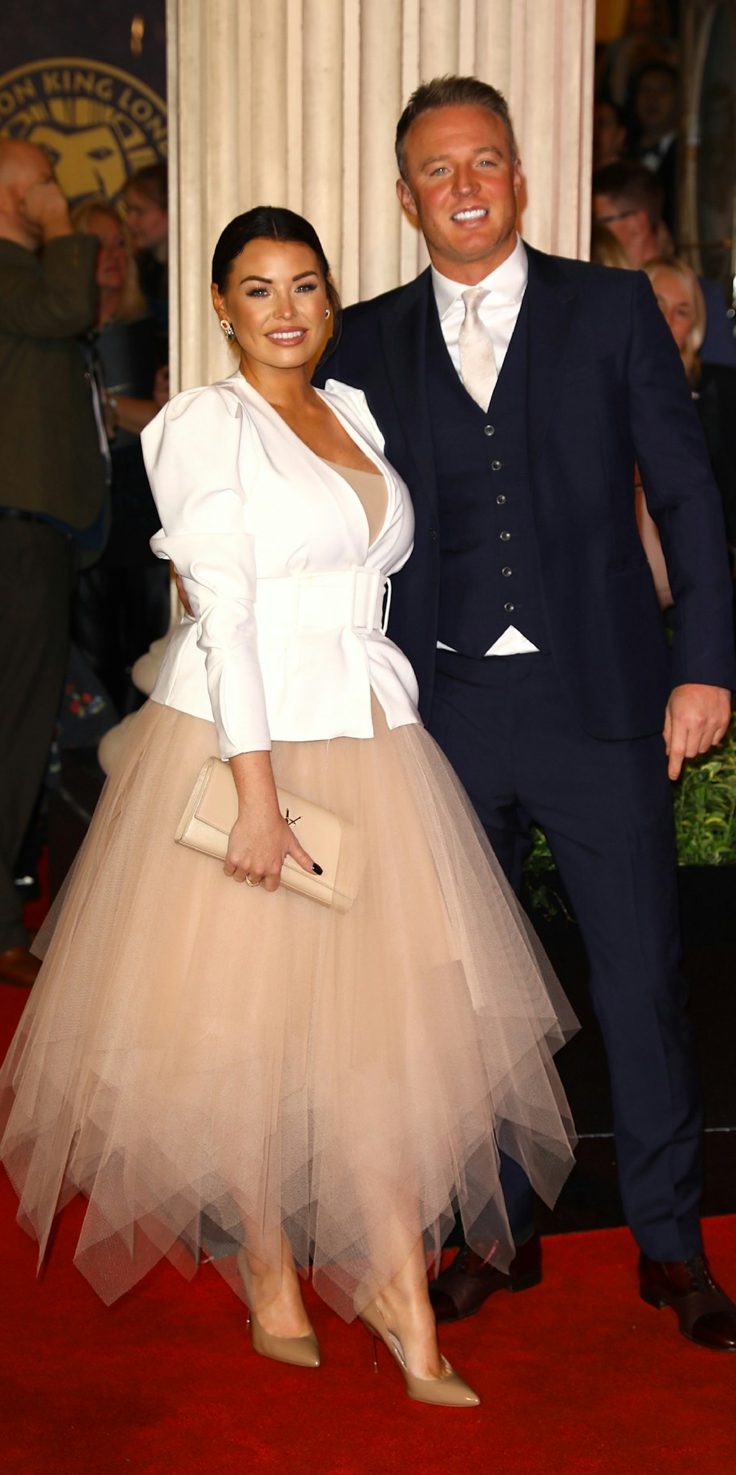 Jess Wright and William Lee-Kemp at 'The Lion King' 20th anniversary gala performance