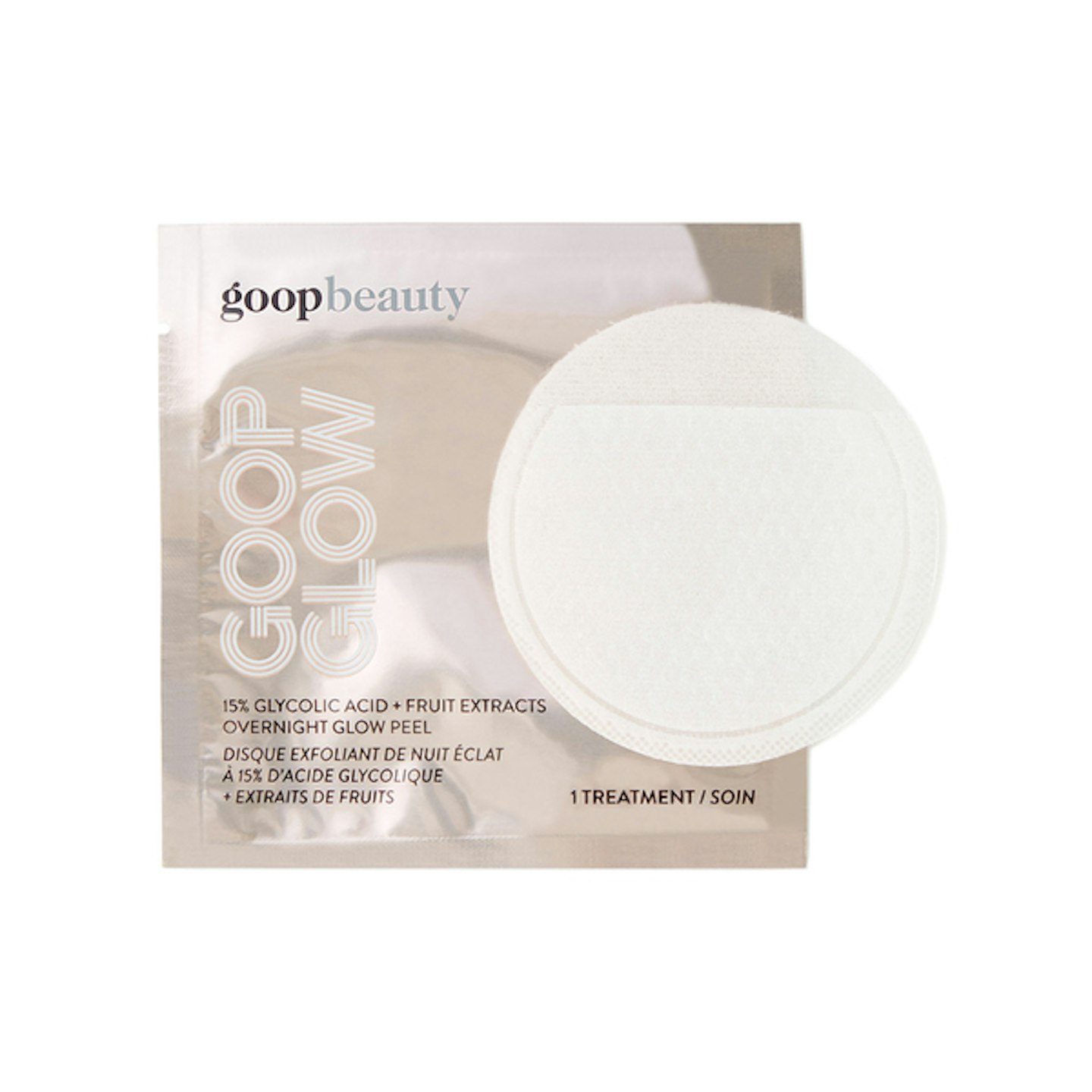Goop Glow 15% Glycolic Acid + Fruit Extracts Overnight Glow Peel, £38 for 4