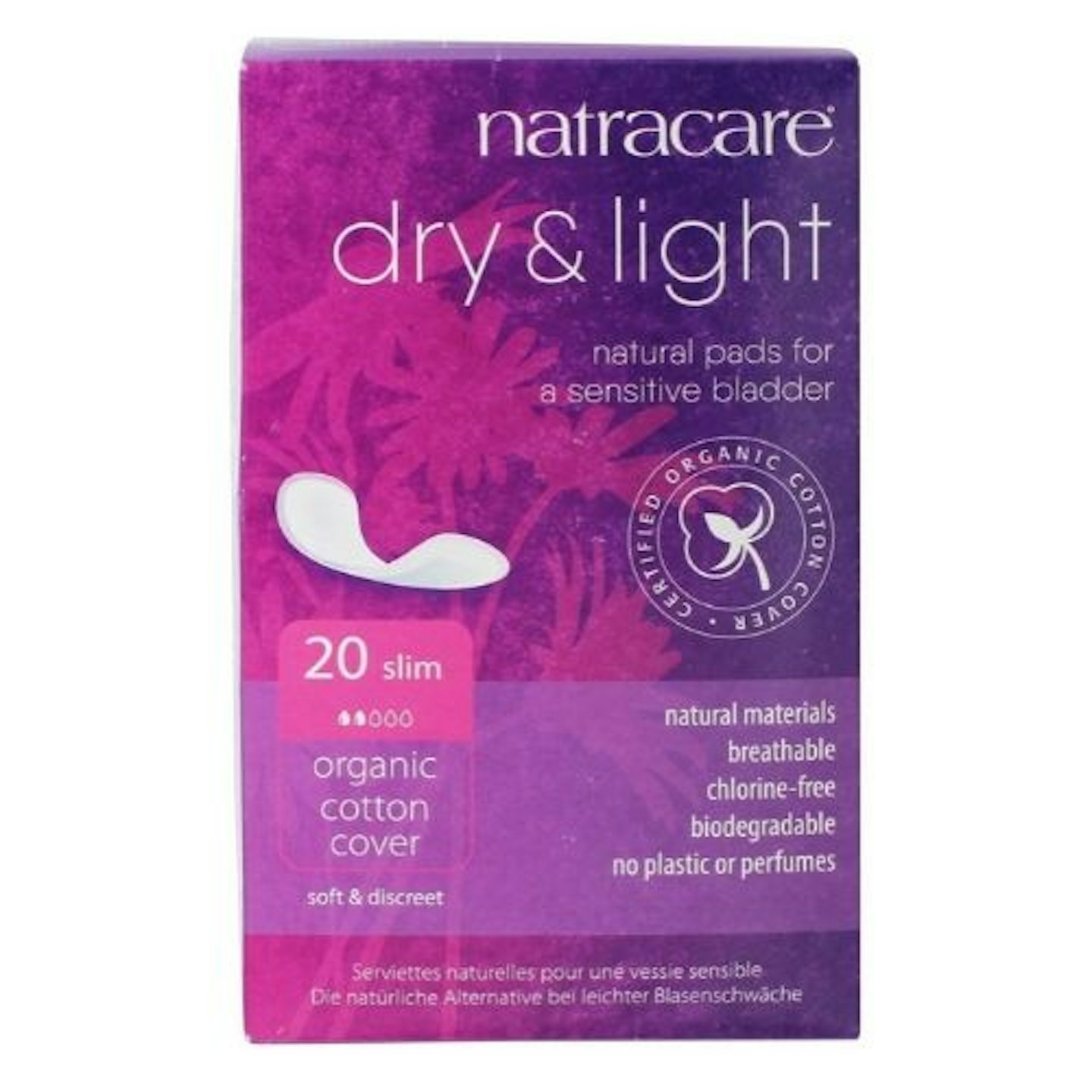 Natracare Dry and Light Incontinence Pads