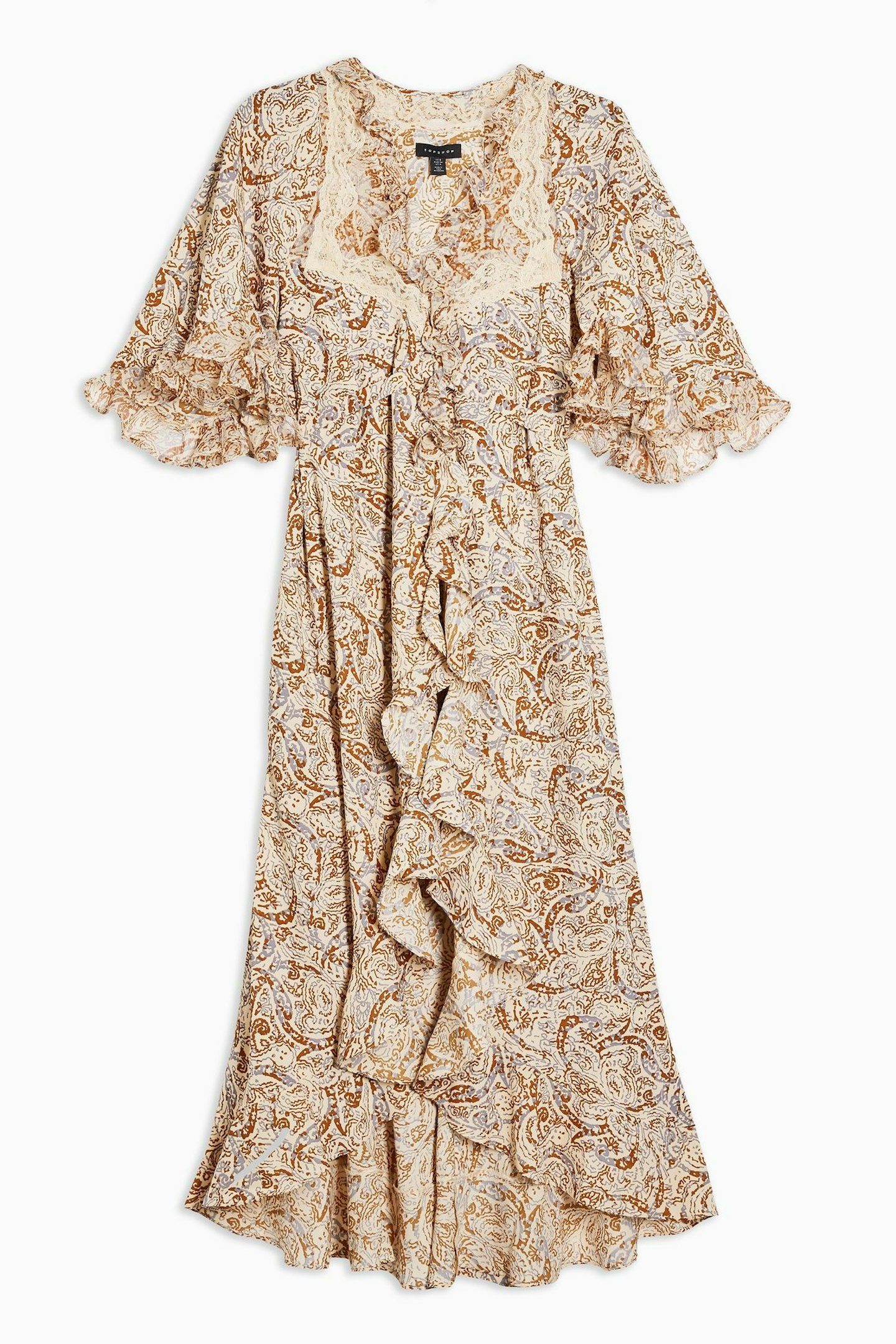 topshop printed dress