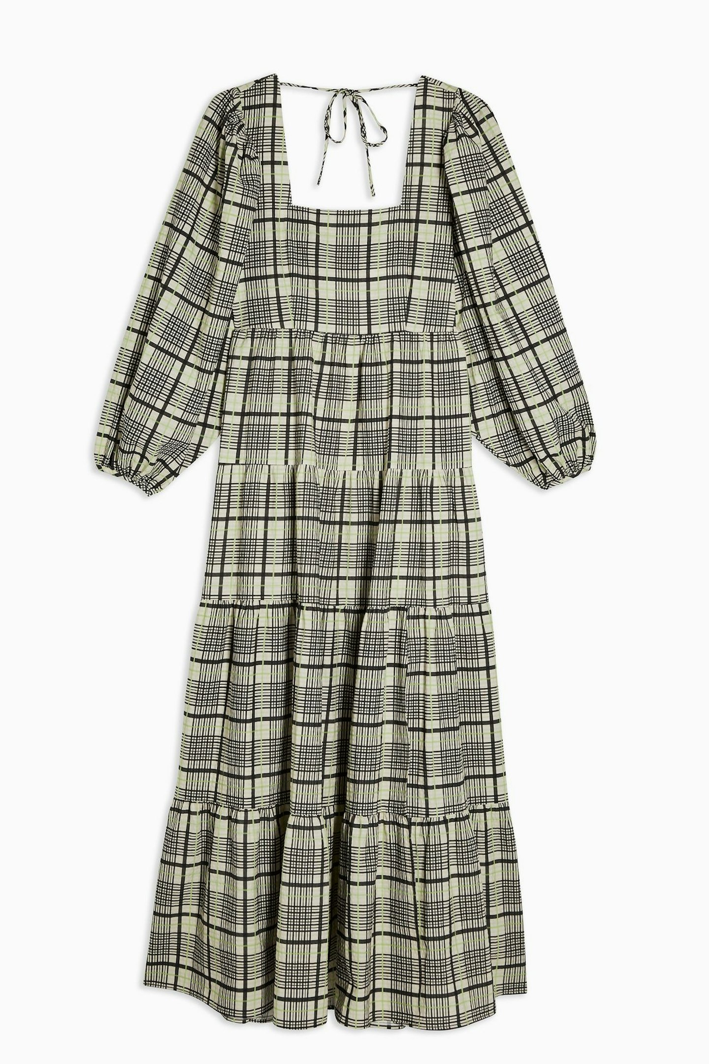 topshop checked dress