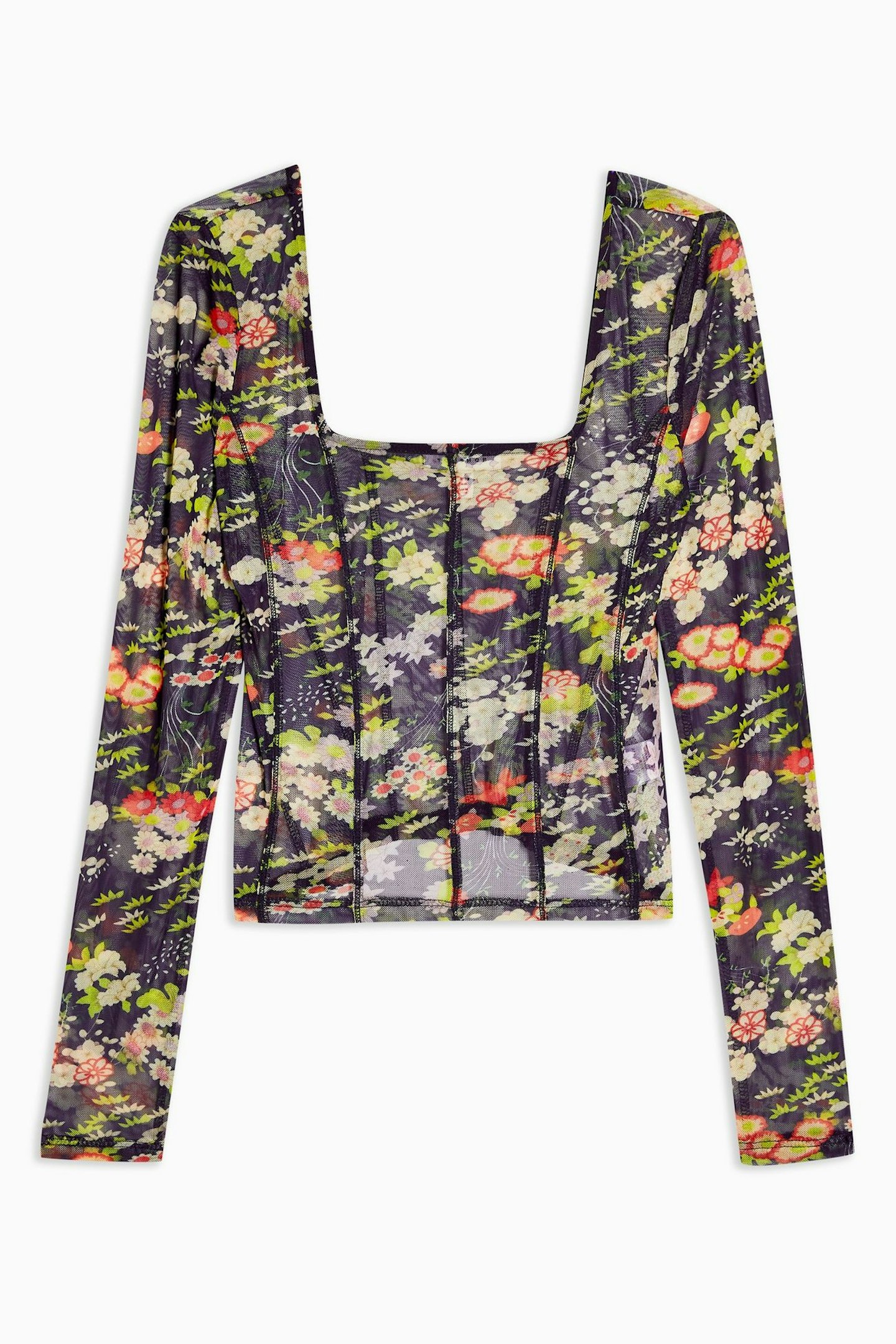 topshop mesh top