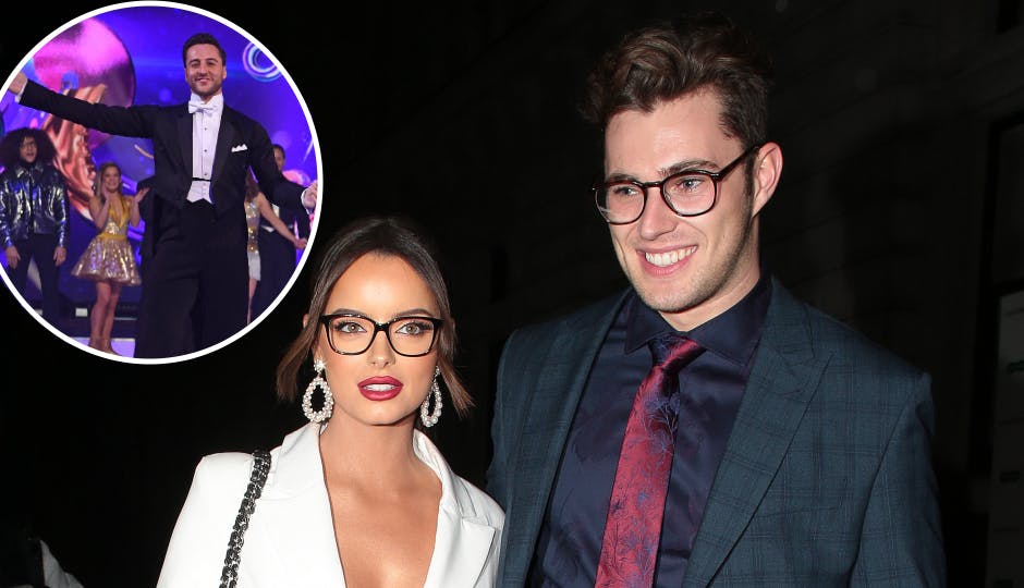 Maura Higgins, Curtis Pritchard and Alexander Demetriou