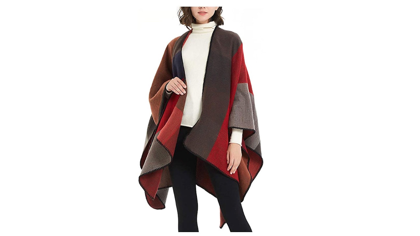 ilishop Women Poncho Shawl Cape Cardigan