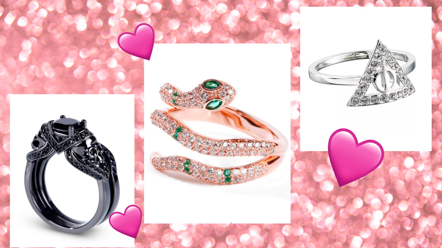 Harry potter inspired engagement ring online