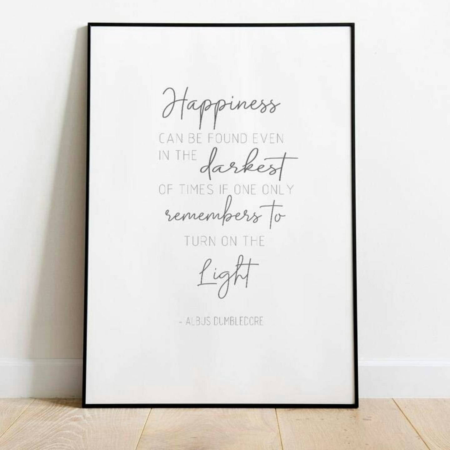 Harry Potter Happiness Wall Print
