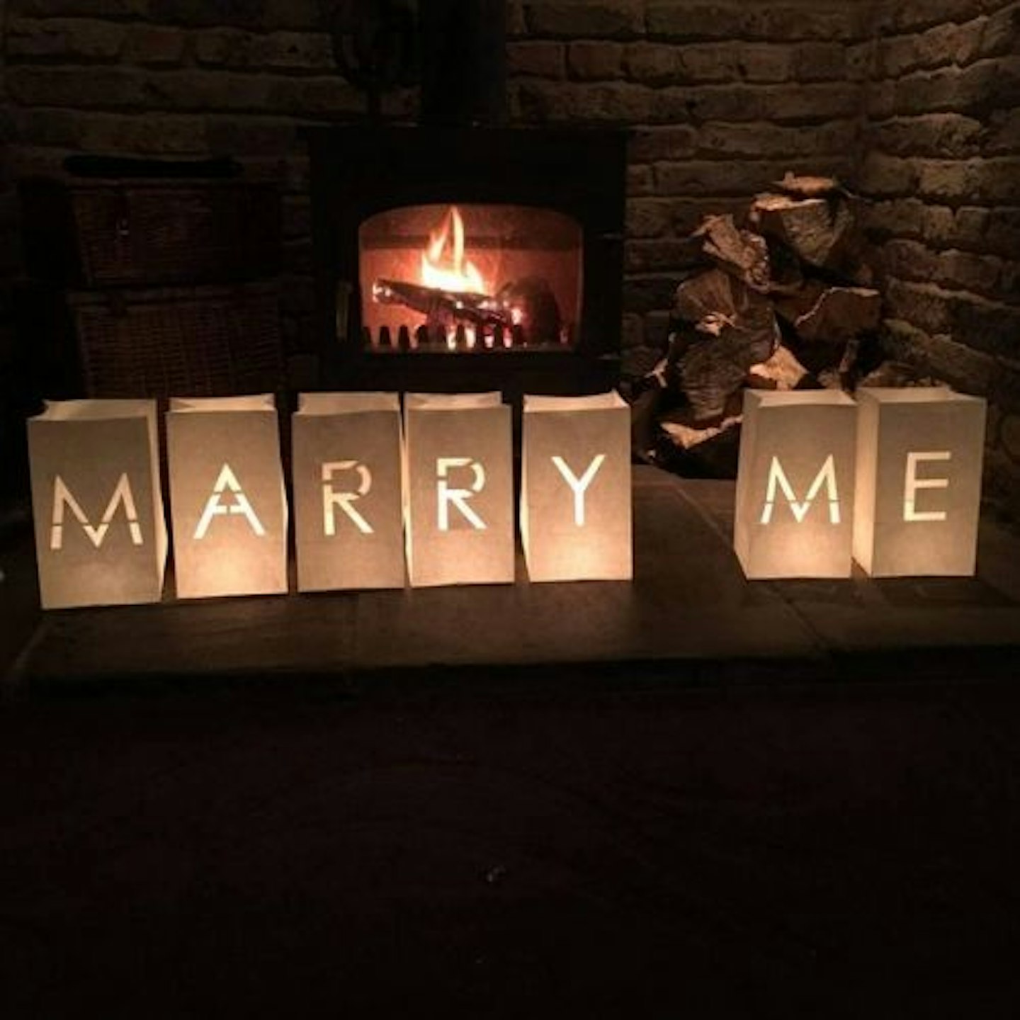 Marry Me Candle Bags