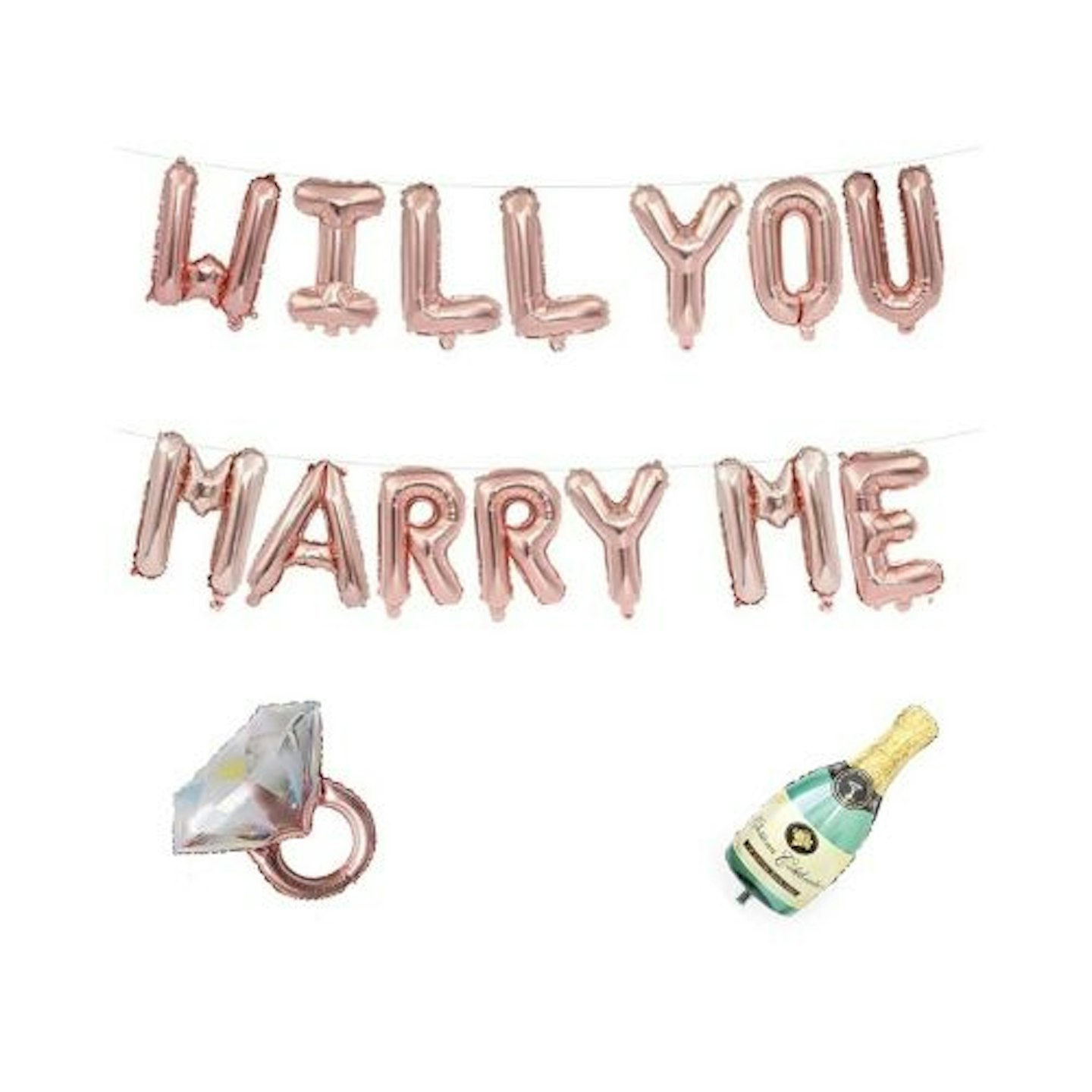 Will You Marry Me Proposal Foil Balloons