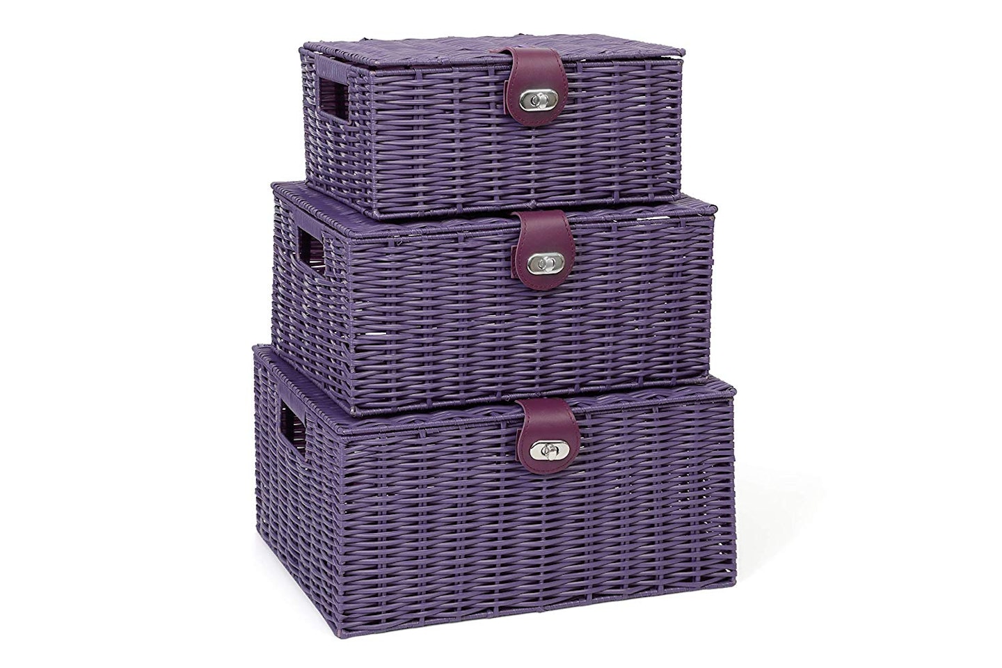 Arpan Set of 3 Resin Woven Storage Basket