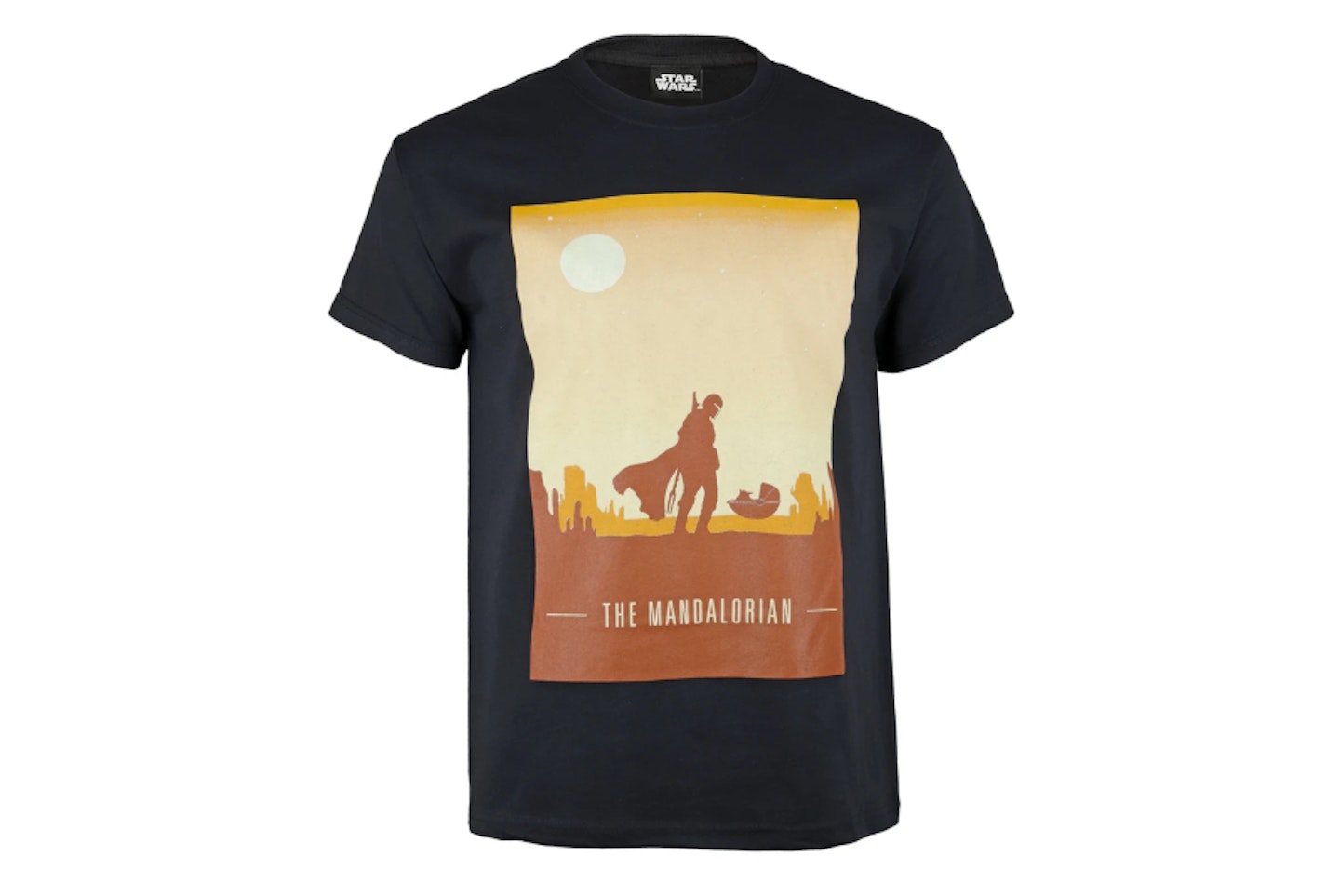 The Mandalorian Retro Poster T-Shirt, £16