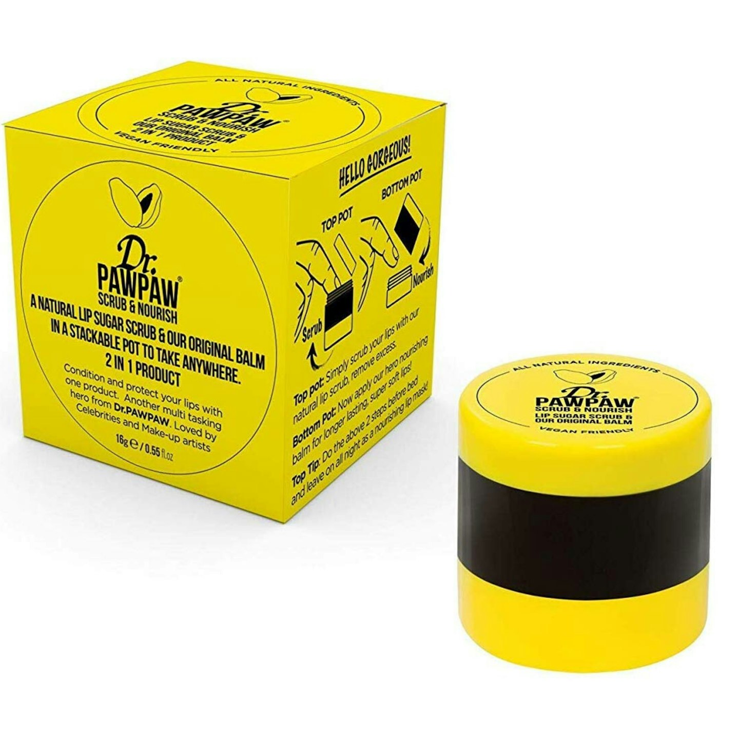 Dr. PAWPAW Scrub & Nourish Duo Pot