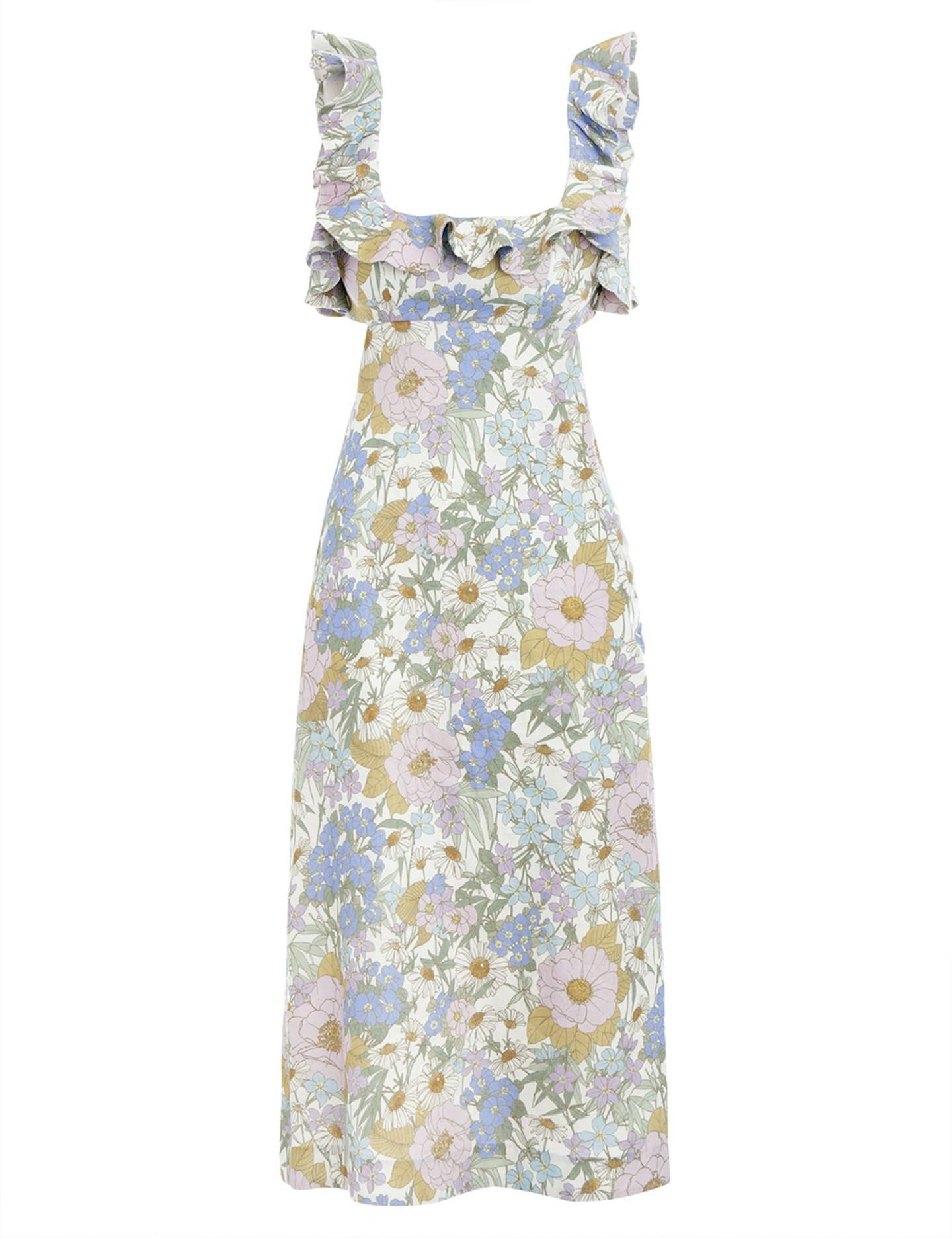 Zimmermann, Super Eight Frilled Midi, £720