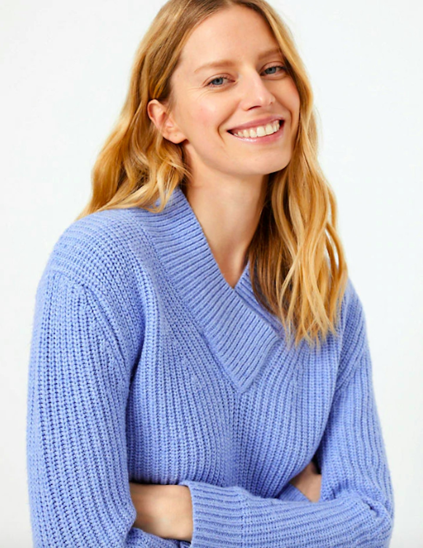 Textured Violet Jumper, £25