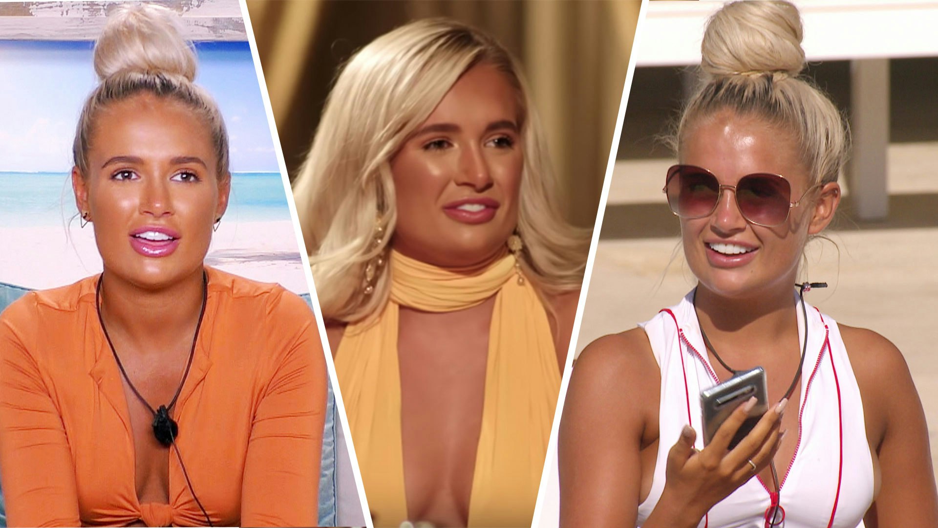 Love Island's Molly-Mae Hague sports a cream tracksuit and Louis Vuitton  bumbag