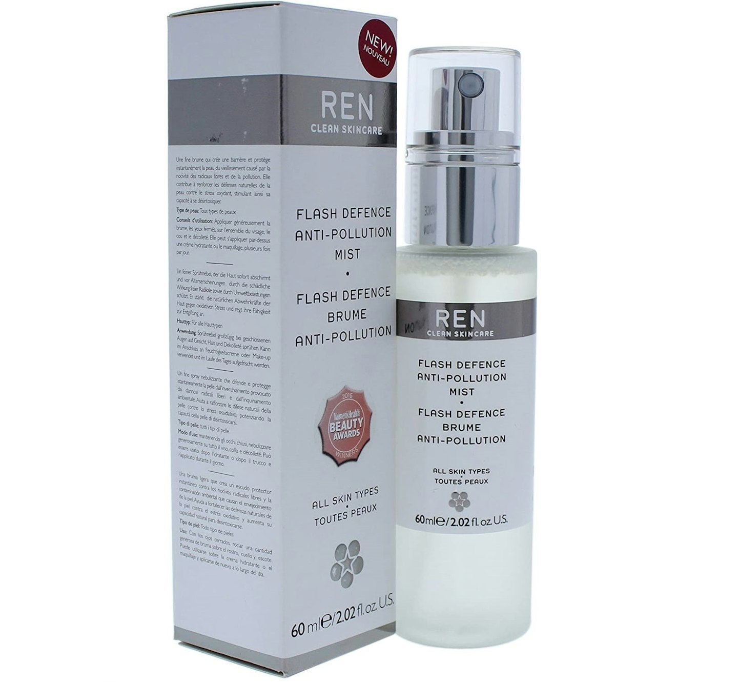Face by REN Clean Skincare Flash Defence Anti-pollution Mist