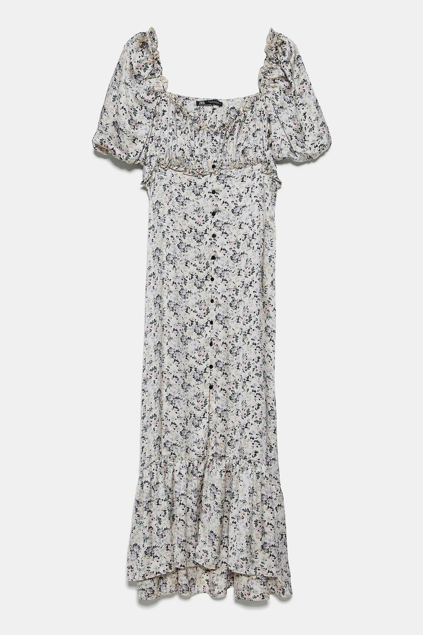 Zara, Printed Satin Dress, £49.99