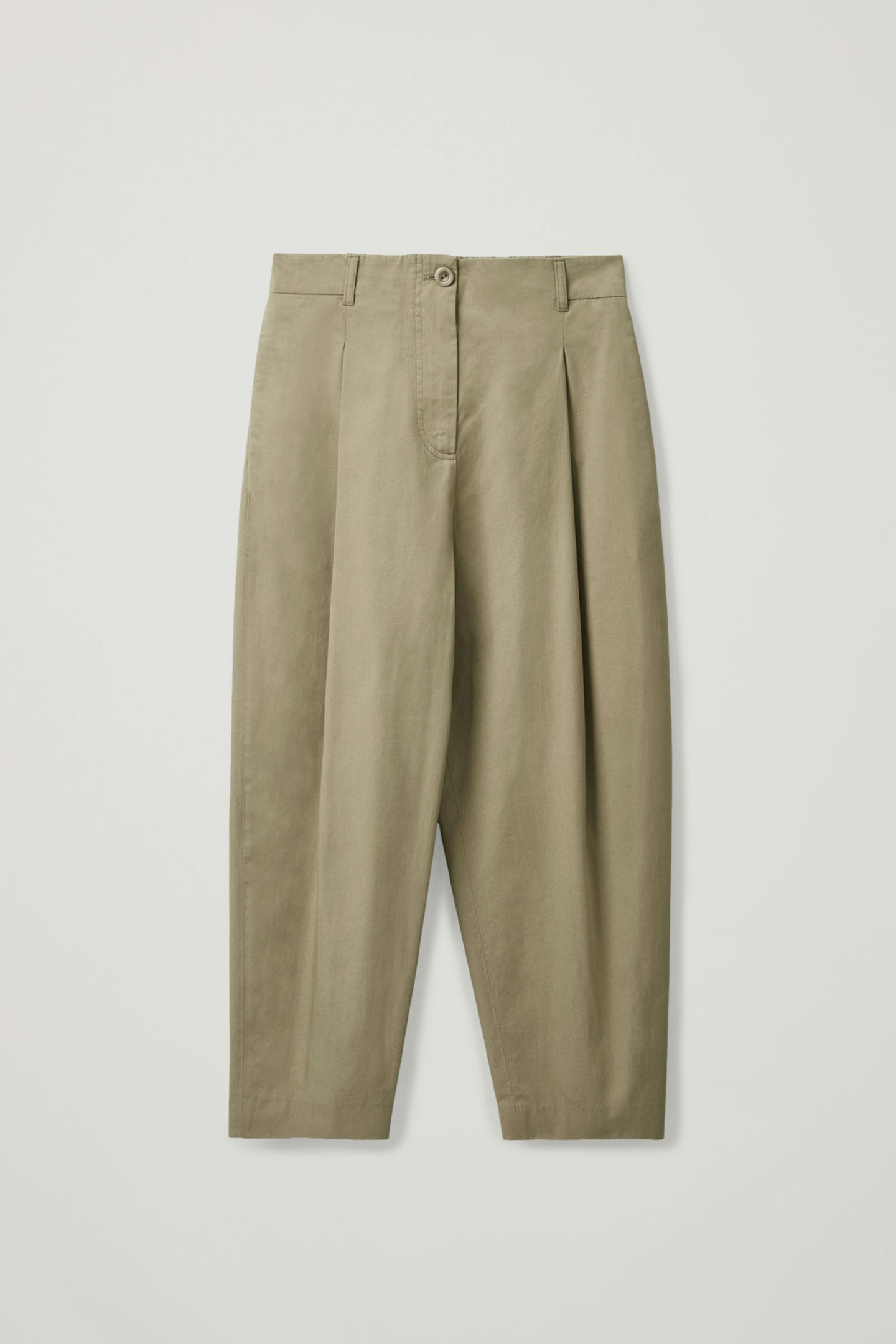 COS, Rounded Cotton Trousers, £69