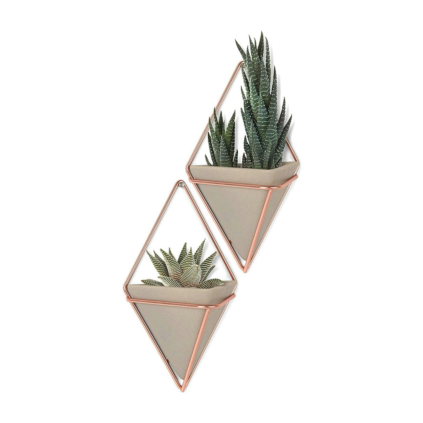 Hanging Planter Vase & Geometric Wall Decor Container