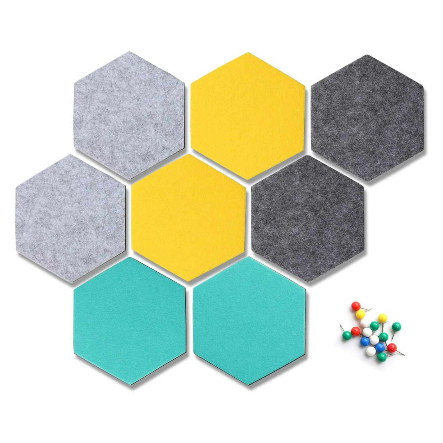 Yoillione Hexagon Felt Board Tiles