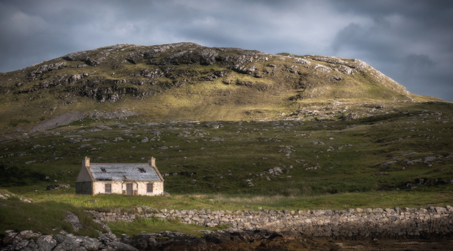 Rural house with no landline connection