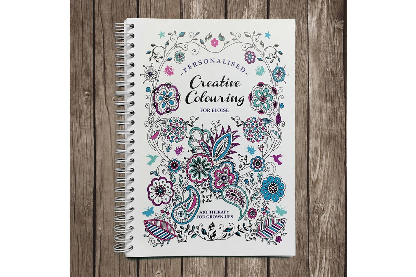 Personalised Adult Travel Colouring Book