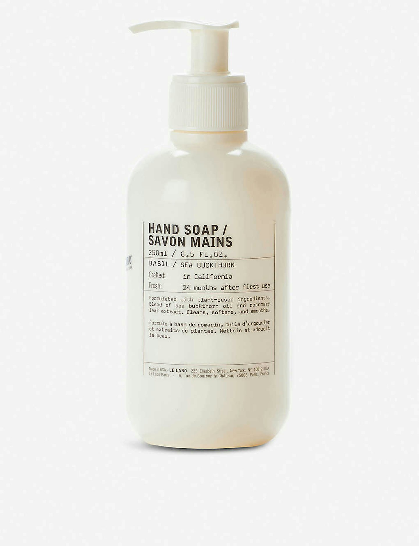 Le Labo, Basil Hand Soap, £17