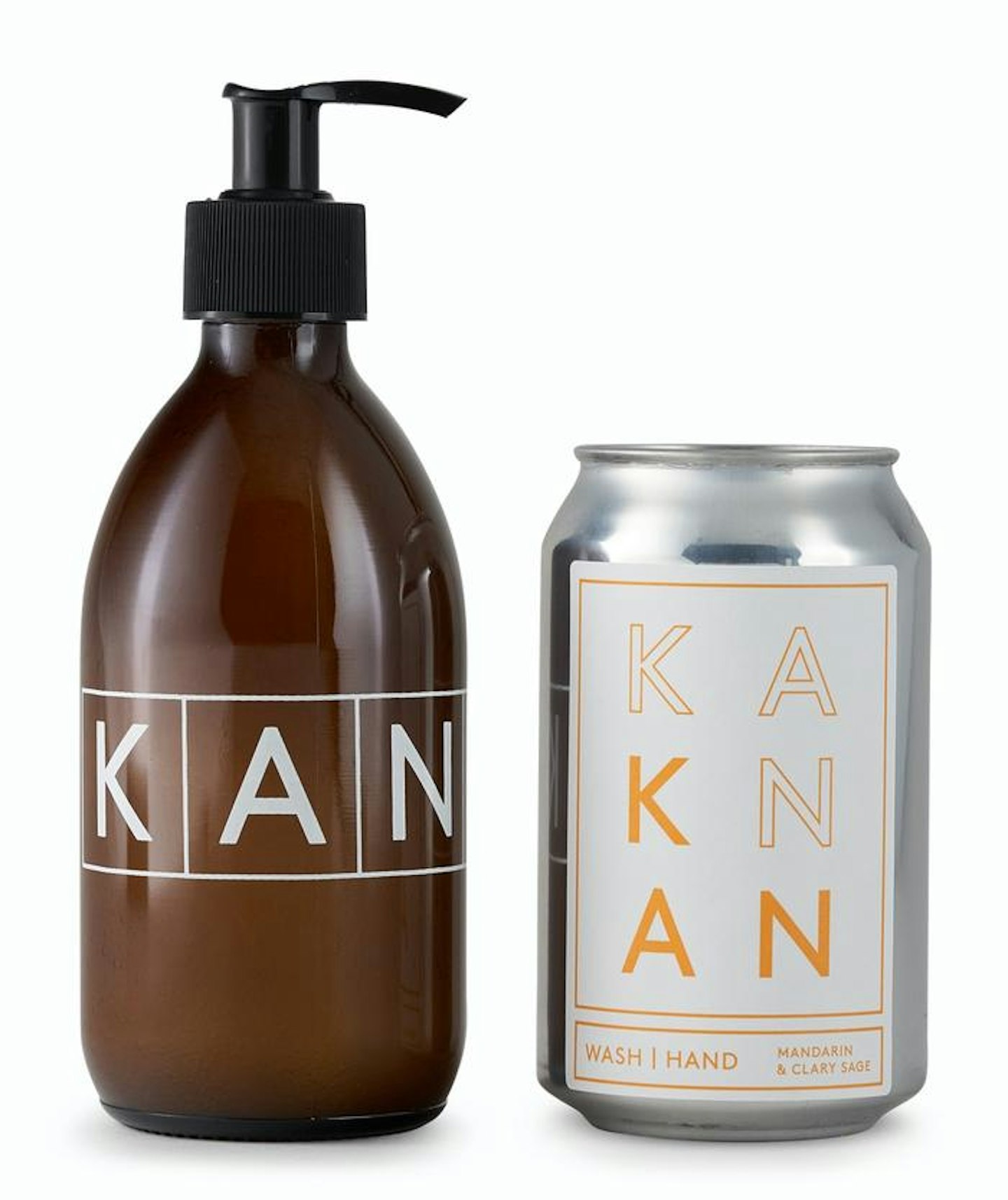 Kan Kan, Mandarin & Clary Sage Hand Wash + Forever Bottle, £24