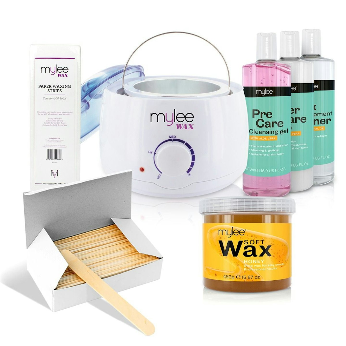 Mylee Waxing Kit with Honey Soft Wax, £35