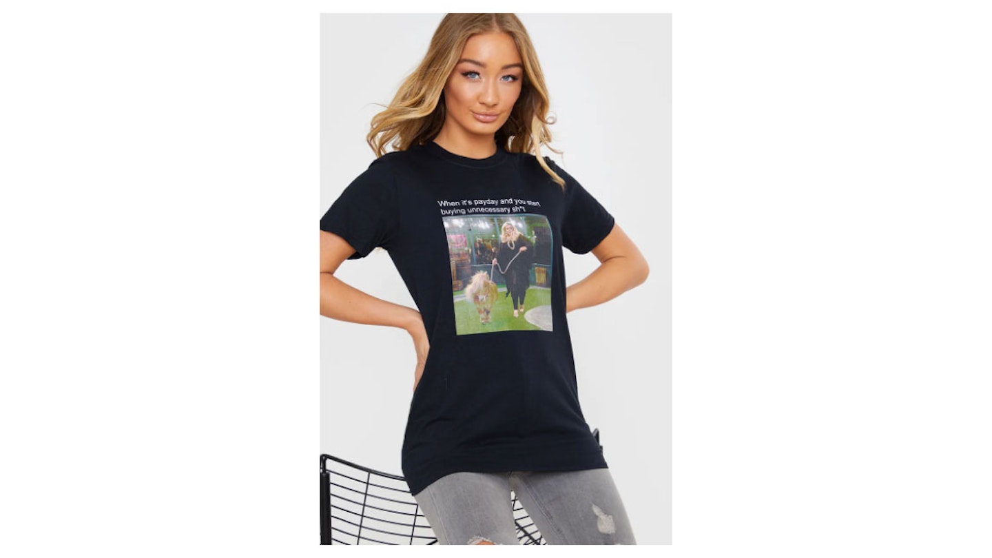 Gemma Collins Black 'Payday' Gemma & Pony Meme Unisex T-Shirt