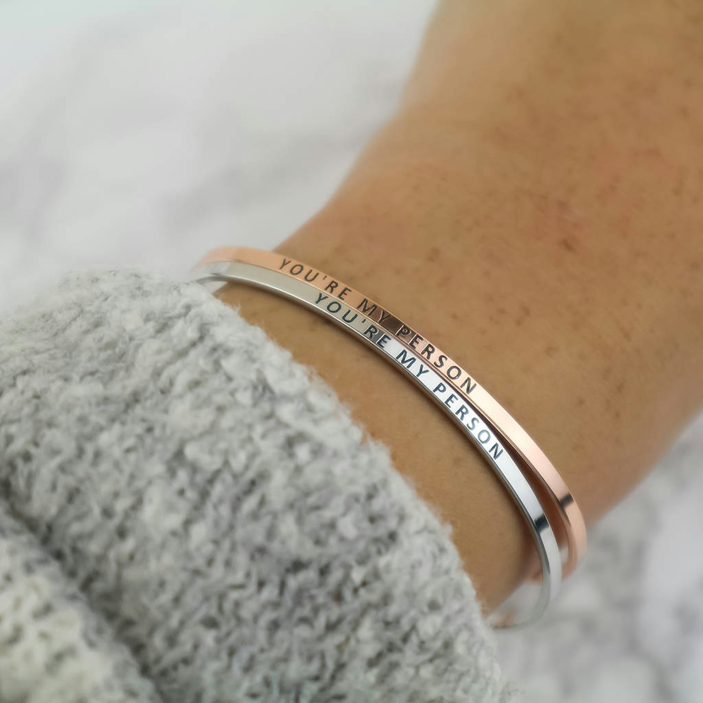 You're My Person Thin Bracelet
