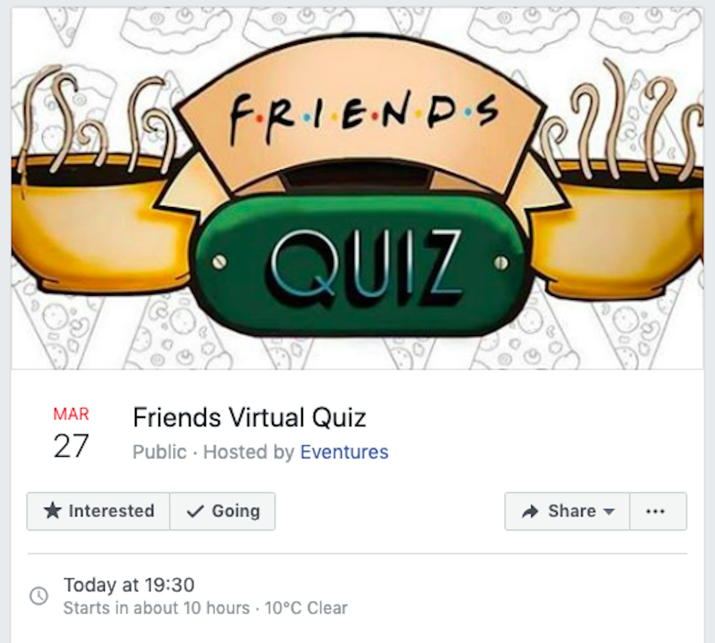 Friends virtual quiz