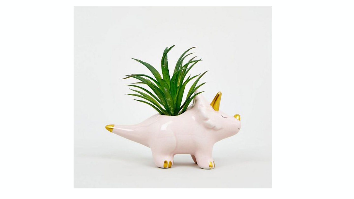 Pale Pink Dinosaur Planter