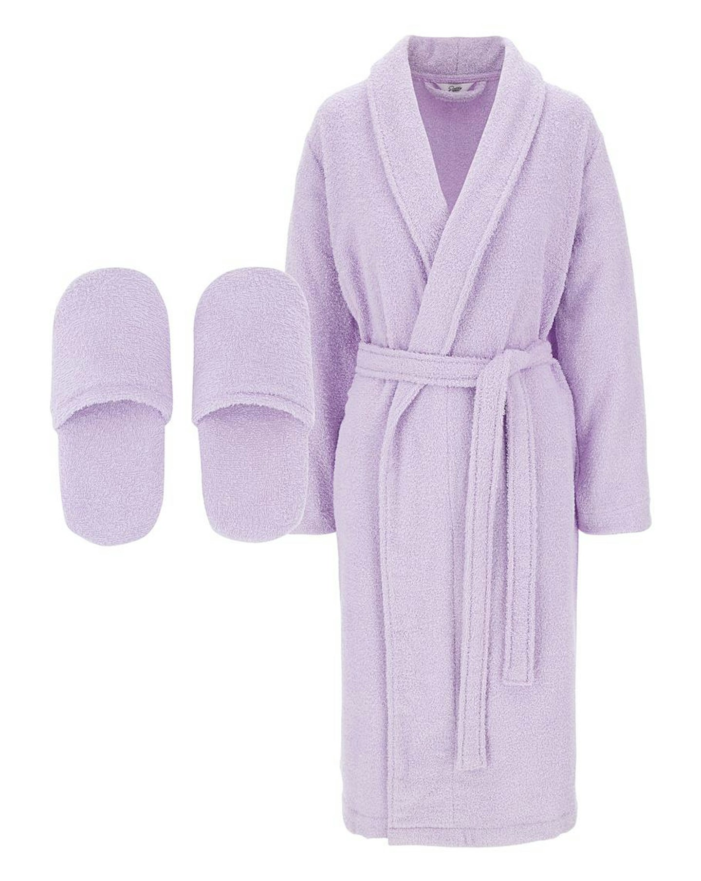 Simply Be, Value Towelling Gown and Slippers, £24